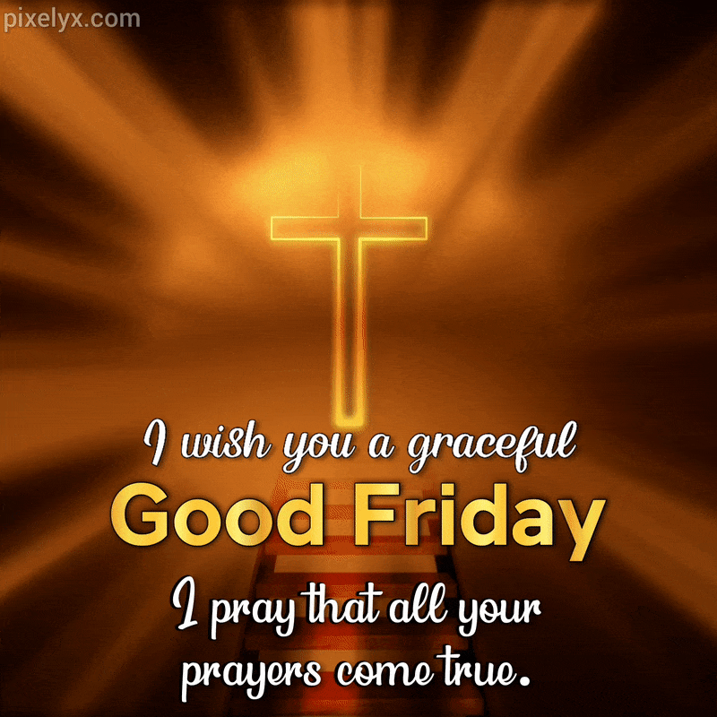 Animated Blessed Good Friday 2023 Images, Have a blessed Good Friday GIF Image