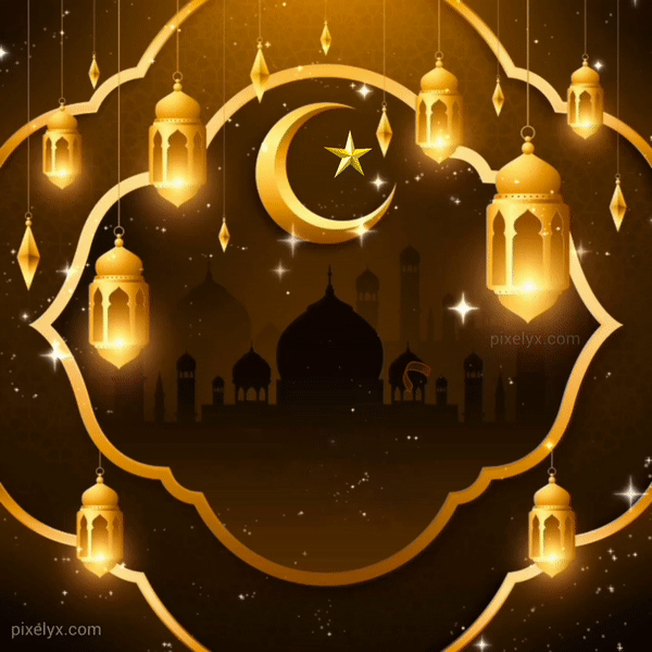 Eid Mubarak Animated GIF Images 2023
