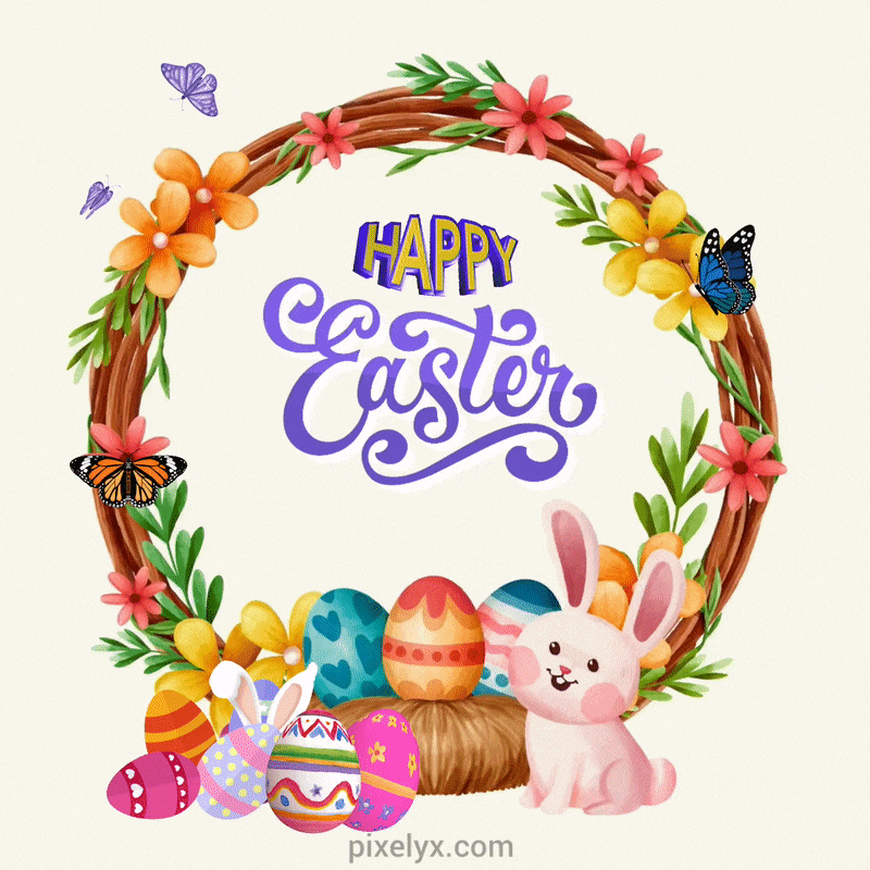 10 Beautiful Happy Easter Funny GIF Images 2024 | Animated Happy Easter ...