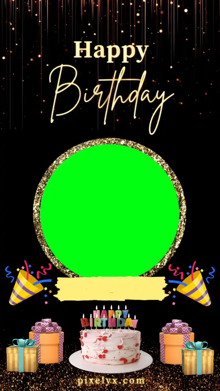 Happy Birthday Green Screen Video