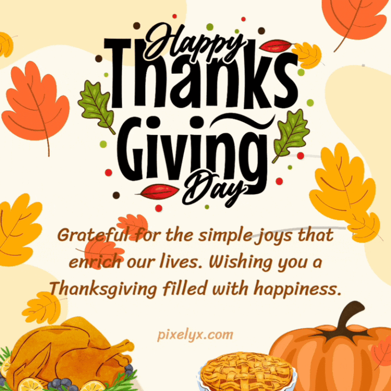 Animated Happy Thanksgiving GIF Greetings Ecard for 2023