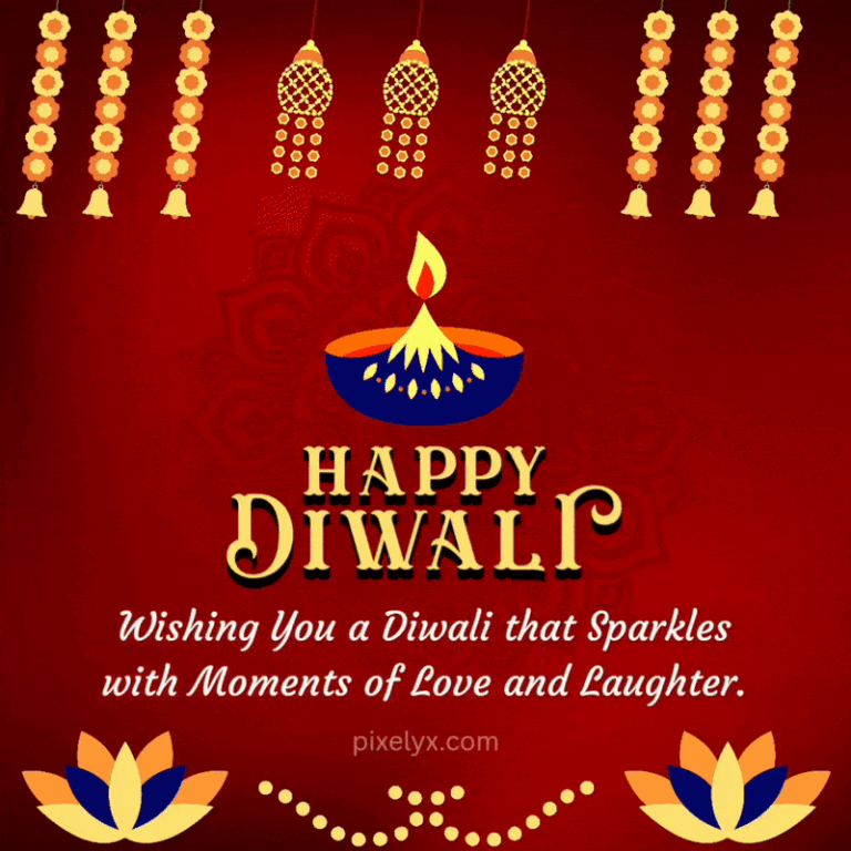 Cheerful Happy Diwali Animated GIF Wishes
